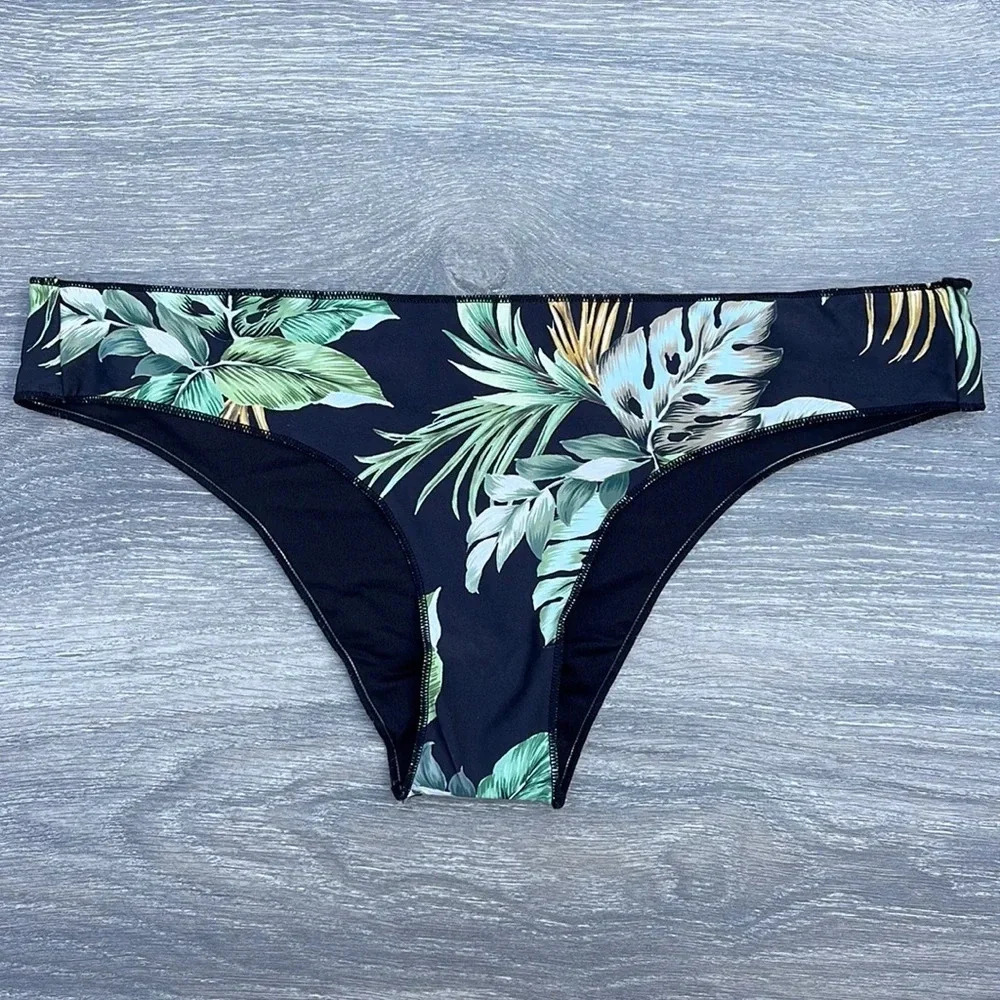 Rip Curl Palmetto Cheeky Hipster Bottoms, black - Picture 2 of 5